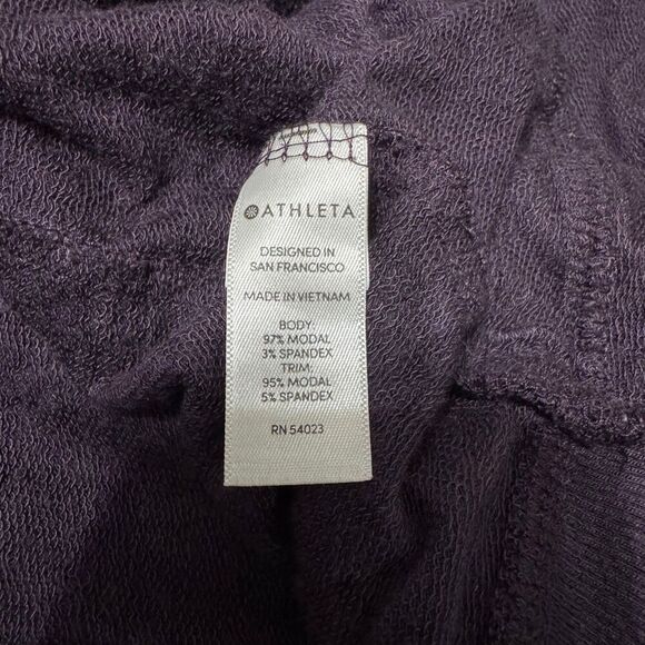 Athleta dark purple soft oversized cardigan size XS - Picture 5 of 6